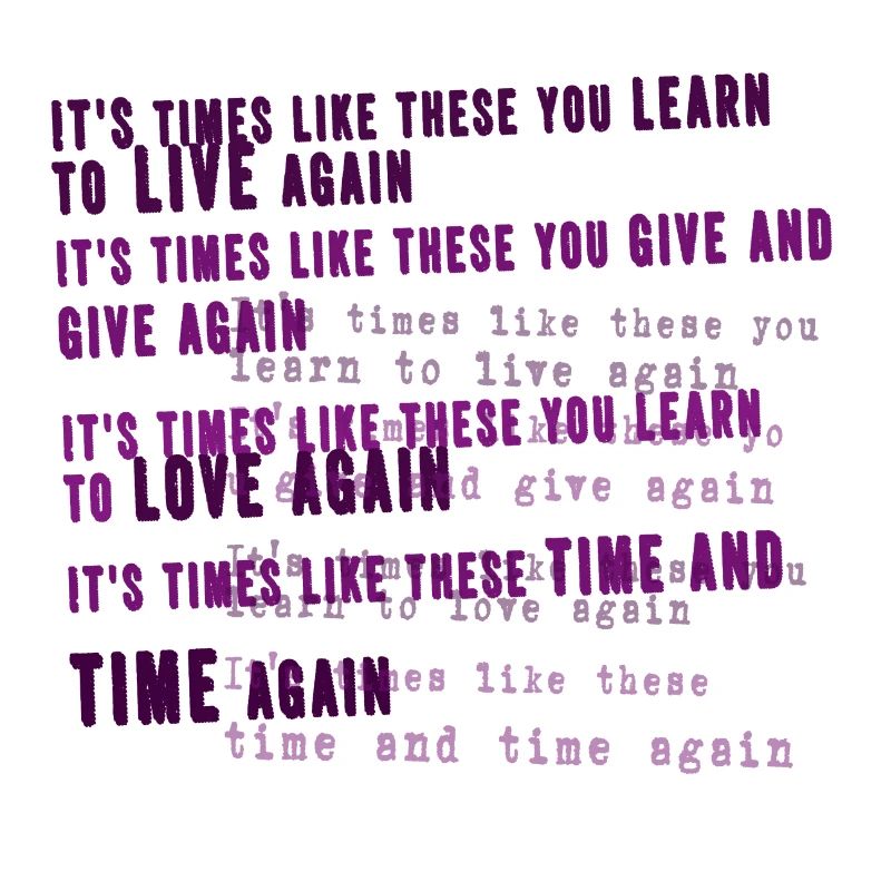 foo fighters lyric