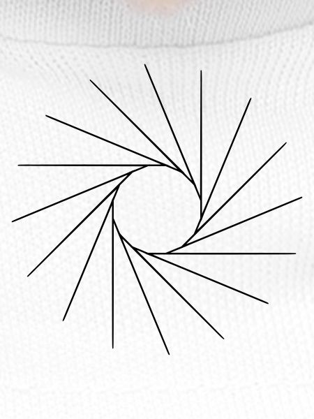 Cool shape, like a sun.