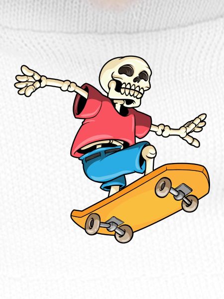 Skeleton Skater Skateboard