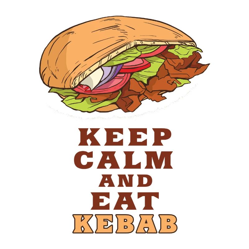 Keep Calm und esse Kebab / Geschenkidee