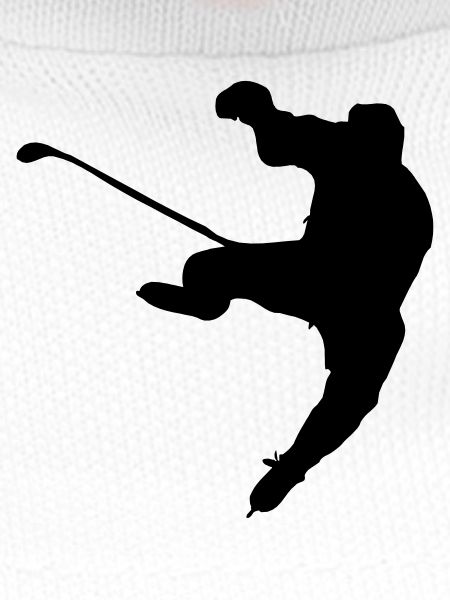 ice hockey shadow image logo