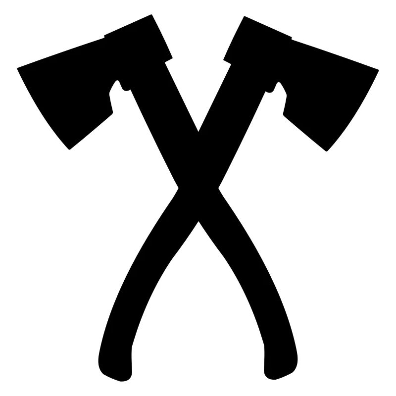 Two axes for keep chopper, carpenter or woodbewe