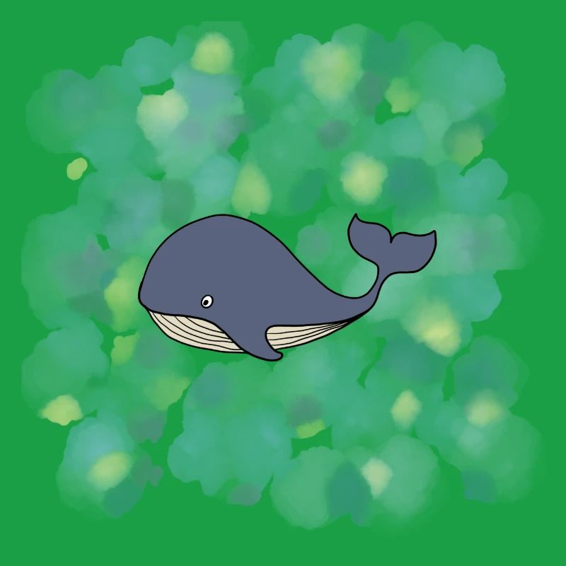 Whale blue whale
