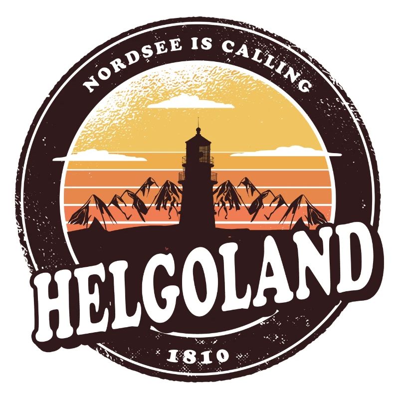Helgoland Sunset Design / Gift Idea