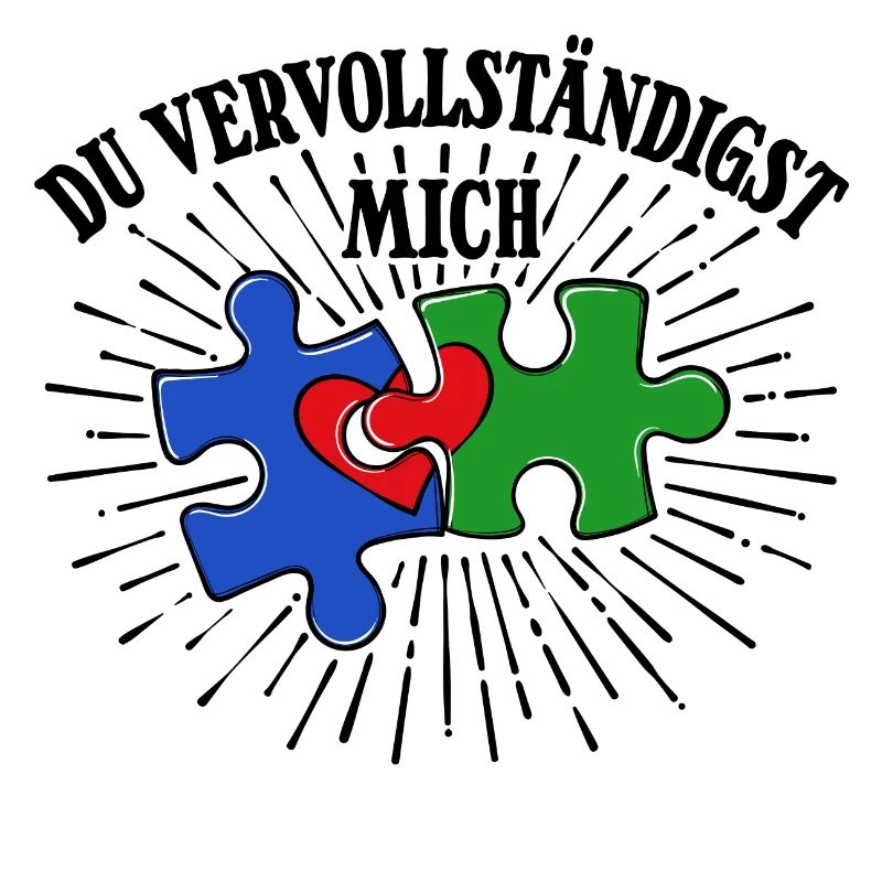 Romantisch Valentinstag Herz Statement