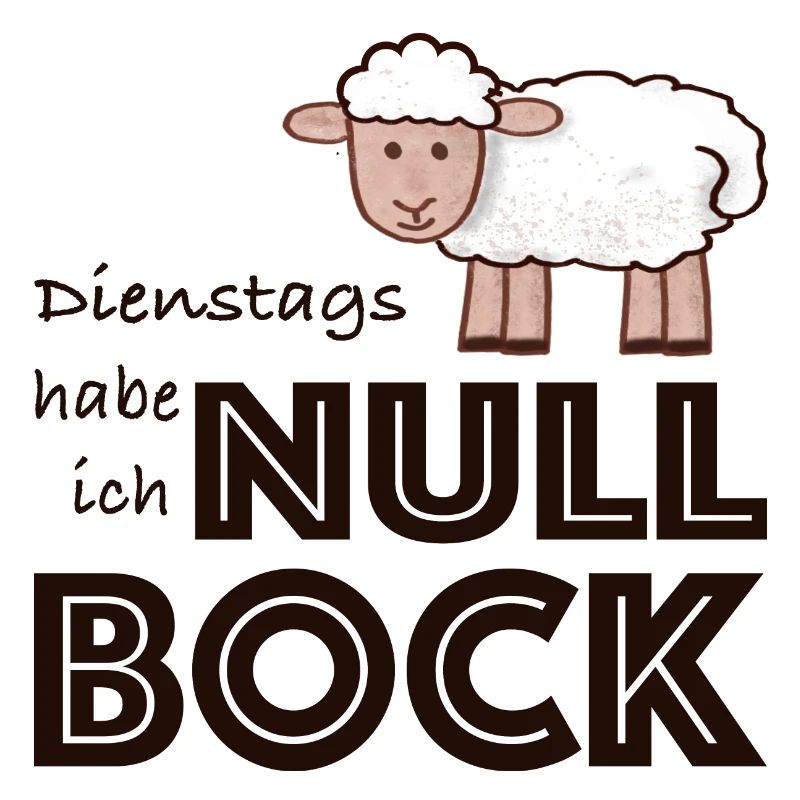 Null Bock auf Dienstag - Schaf