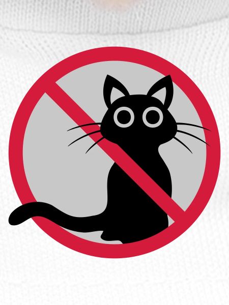 Cat forbidden sign