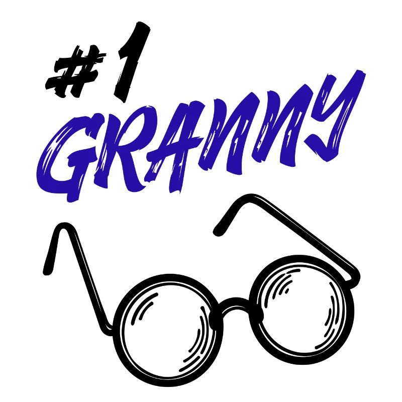 Grand-mère Lunettes Déclaration Grand-mère Meilleure grand-mère