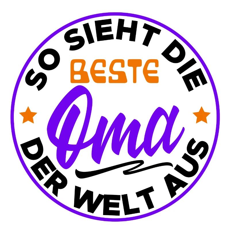 Beste Oma Cool Statement Großmutter Alte Frau