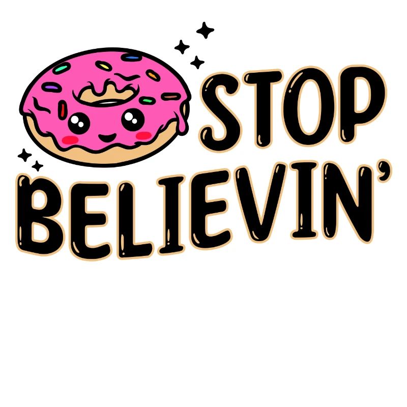 Sweets Snacking Statement Delicious Donut