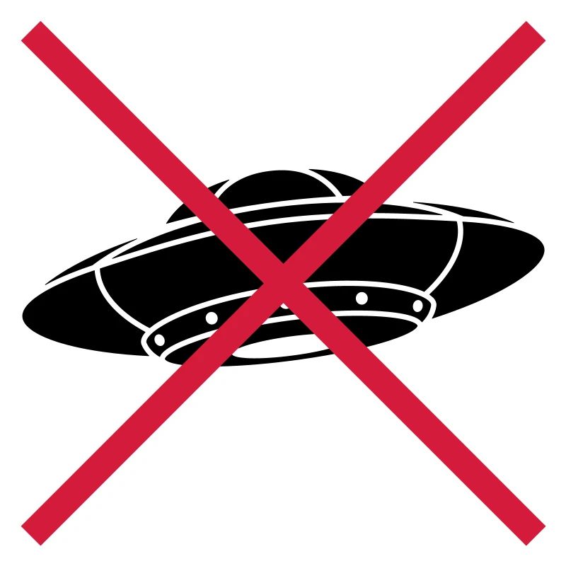 No UFOs Forbidden Shield