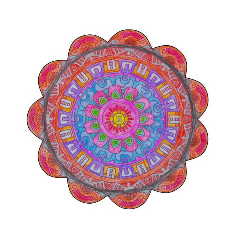 Circle Mandala Color Explosion
