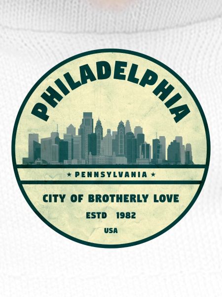 Philadelphia Skyline Badge
