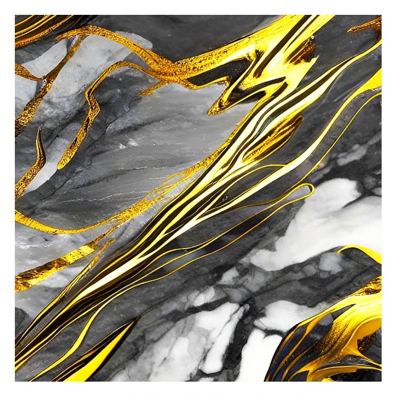 Marble Black Gold Texture