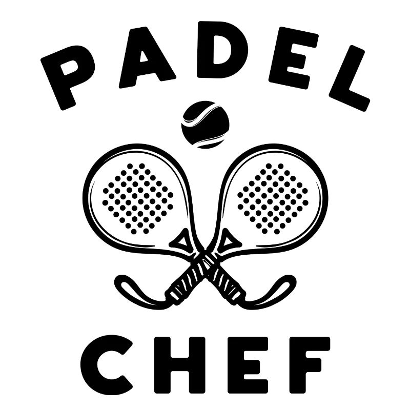 Padel Bälle Statement Schläger Spieler Training
