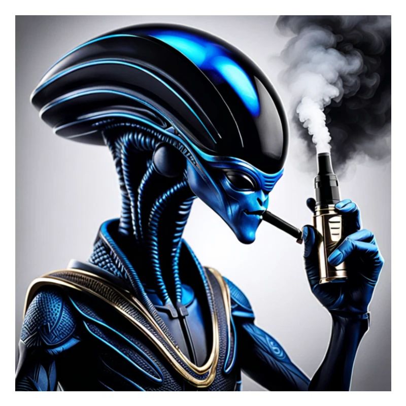 Blauer Droid Dampfer Vibe