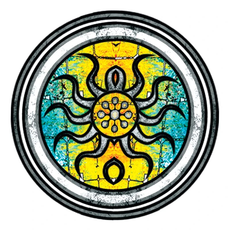 Abstract Krake mit Mandala-Muster