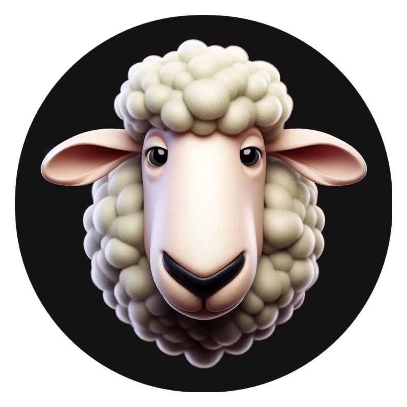 Sheep Head Funny Animation Style
