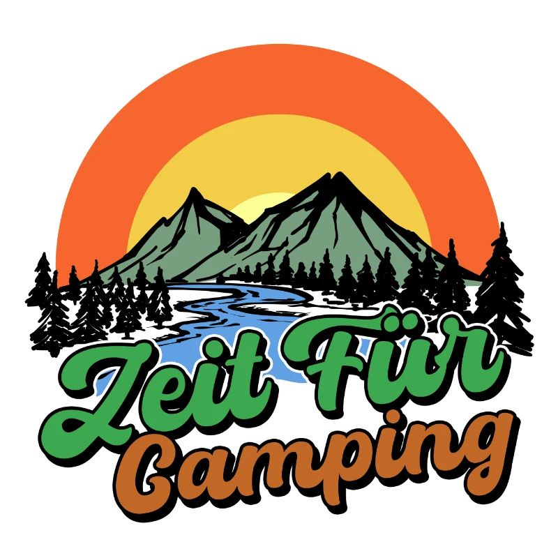 Camping Camping Déclaration Mountains Camper