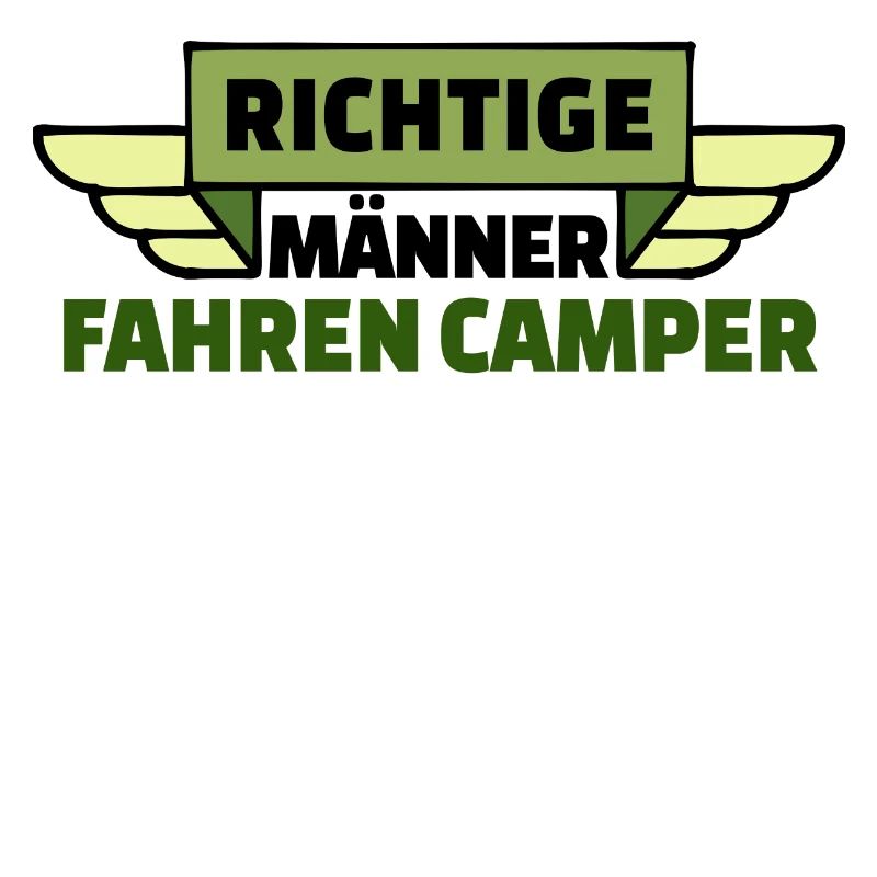 Wanderer Camping Camper Wohnwagen Statement