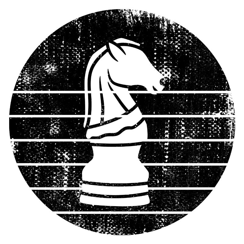 Dessin de chevalier d’échecs