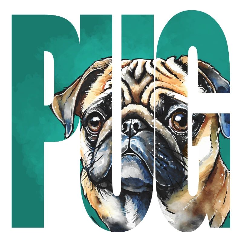 Pug Portrait