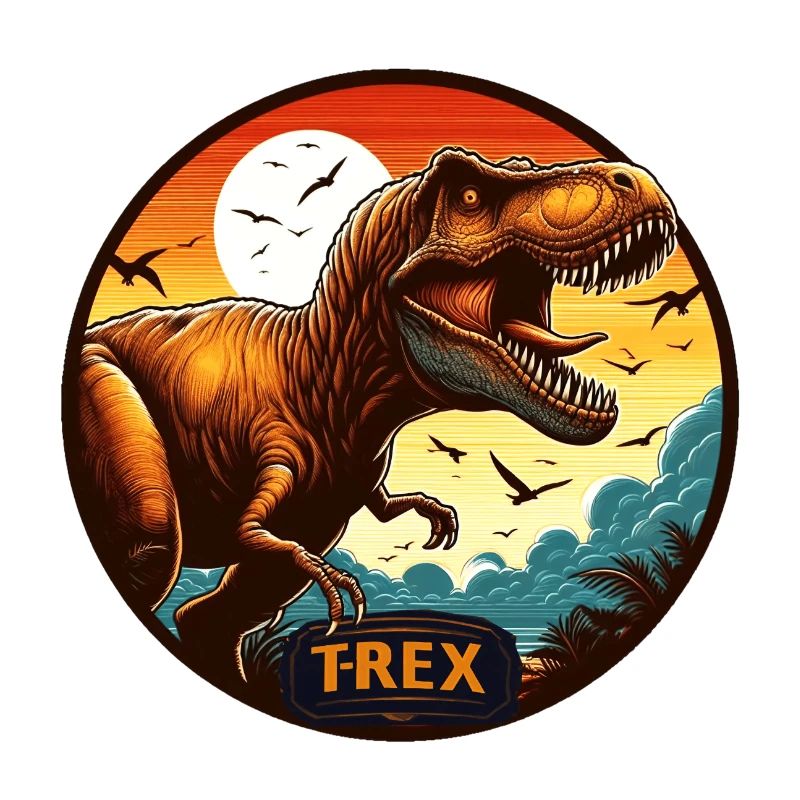Dinosaurier T-Rex Logo