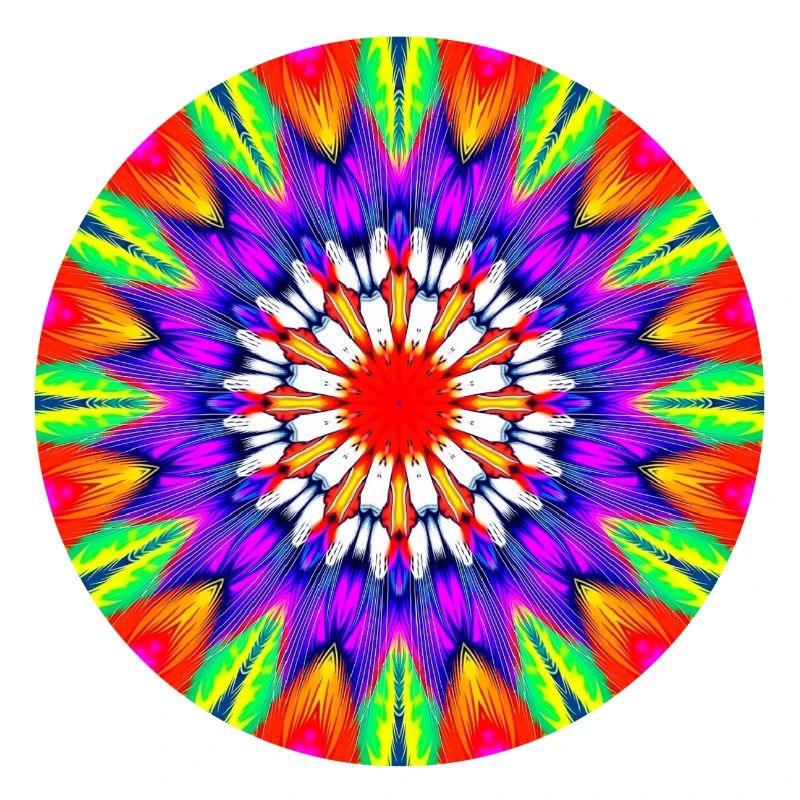Kaléidoscope Mandala Couleur Rush