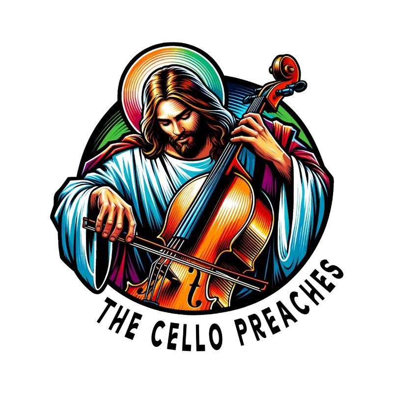 Le violoncelle prêche Jésus-Christ