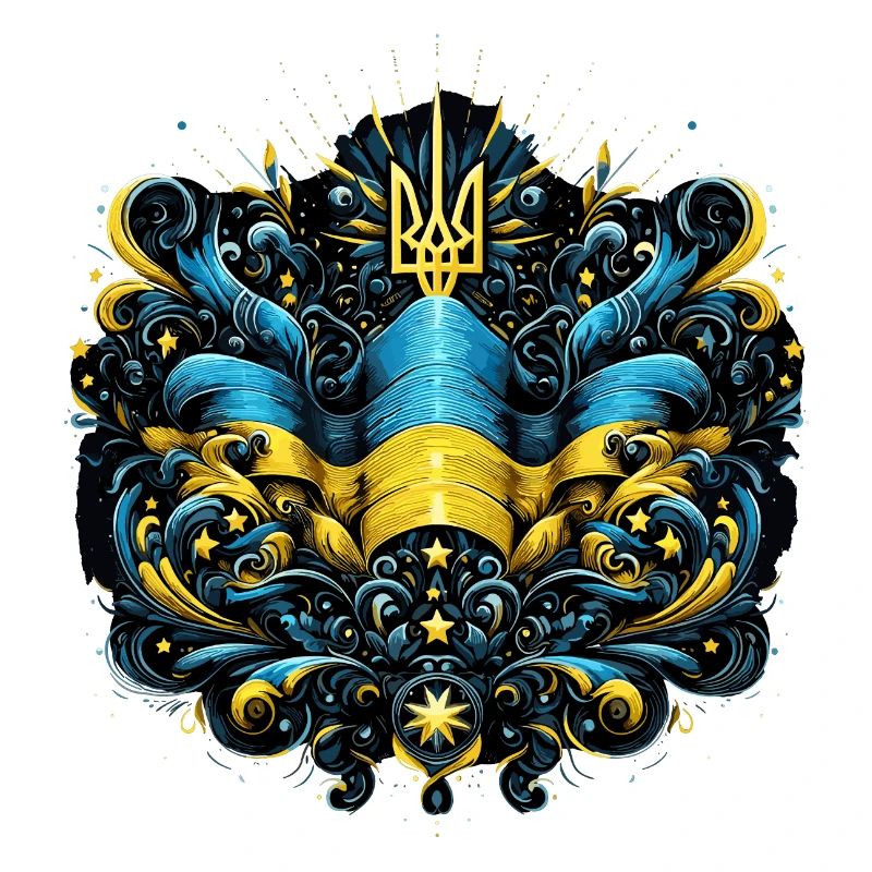 Ukraine Drapeau ukrainien Drapeau Liberté