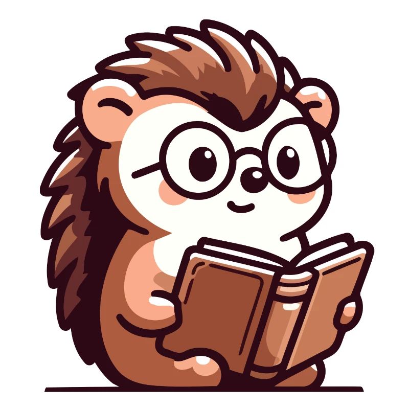 Bookish Hedgehog: The Tiny Scholar