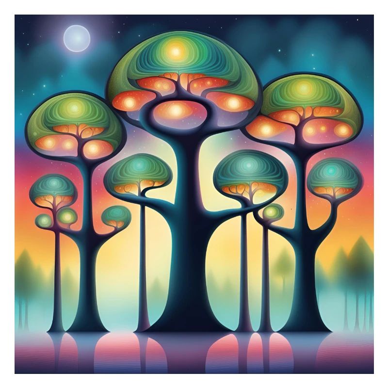 Hundertwasser Bäume