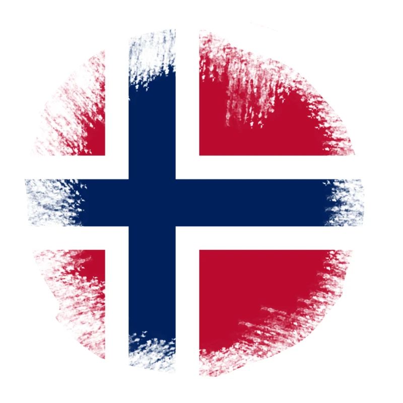 Conception du drapeau de la Norvège Grunge Norge Norvège