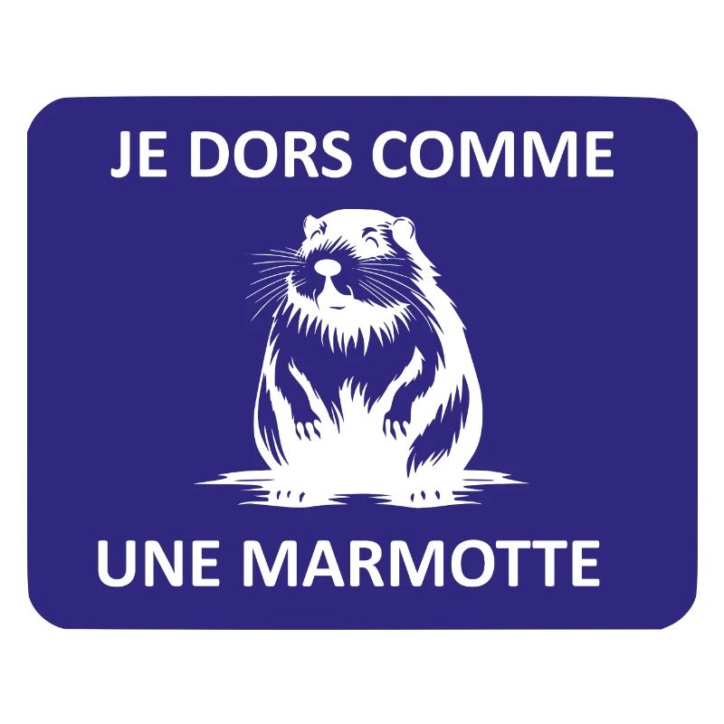 Je dors comme une marmotte