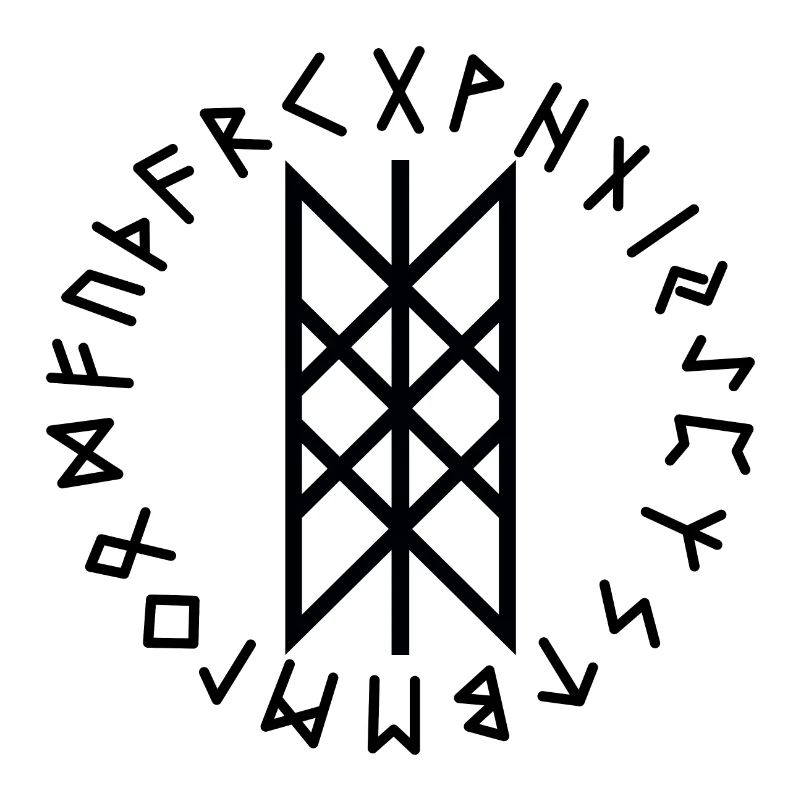 Wyrd runes black