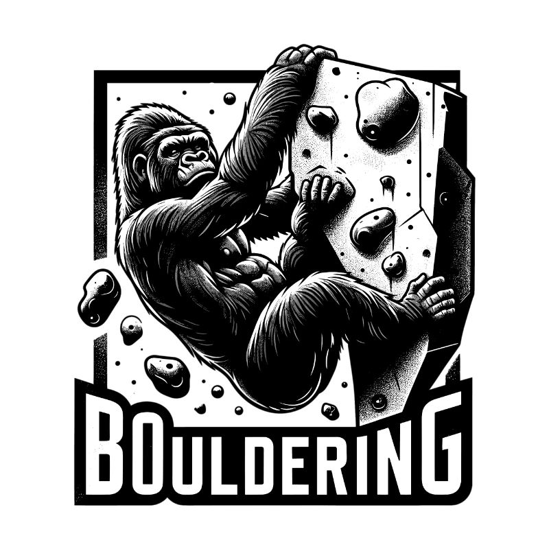 Bouldering Gorilla Silverback Gift