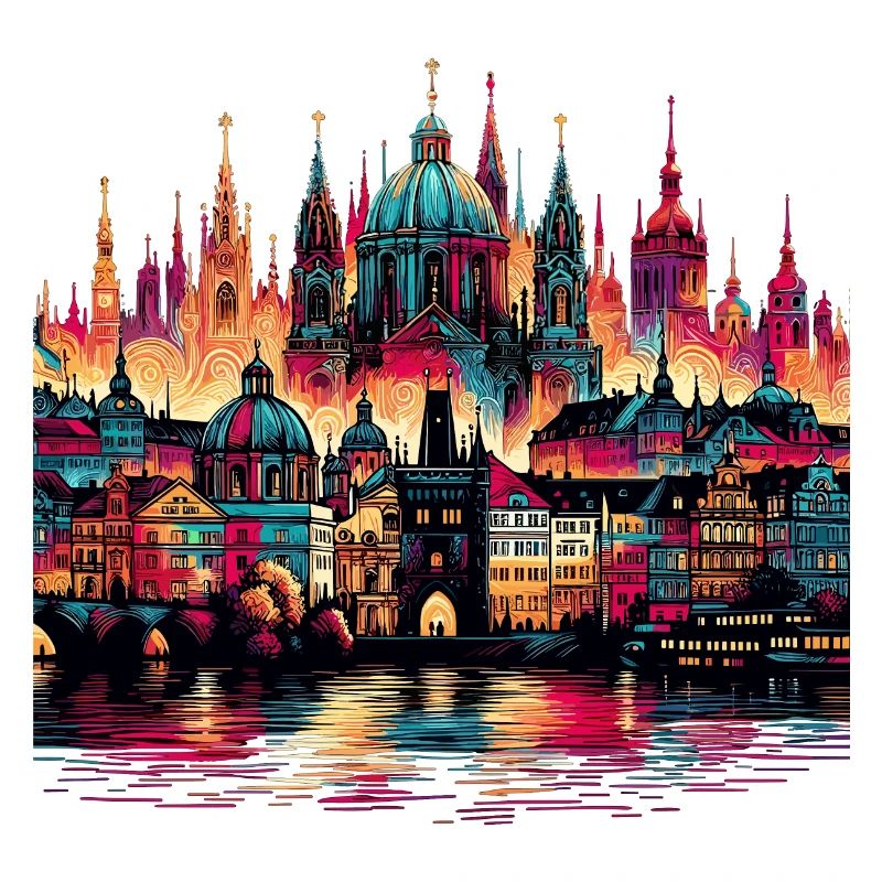 Prague Capitale République tchèque Cadeau