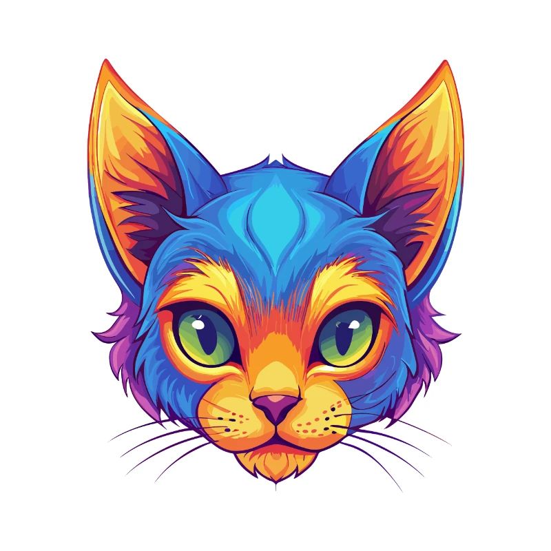 Chat Pixie Bob Race de chat Dessin animé Kawaii Animal de compagnie