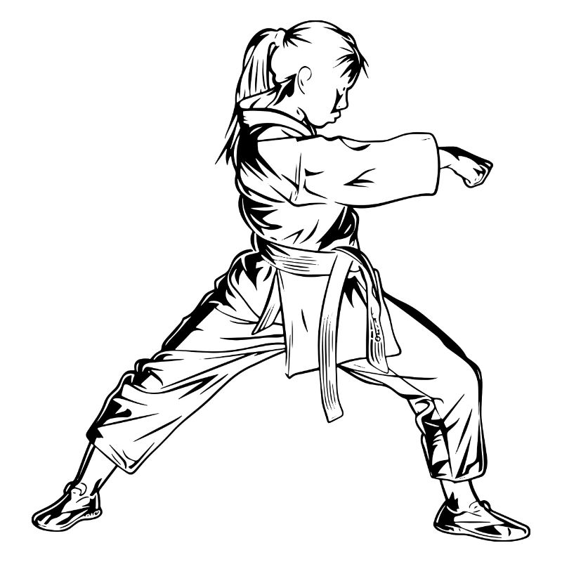 Karate Mädchen