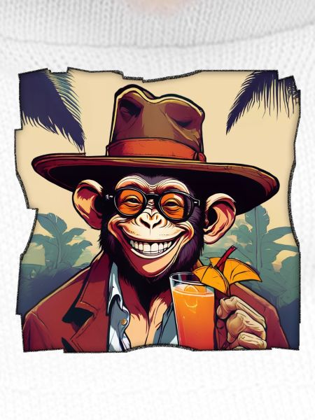 Singe avec cocktail !