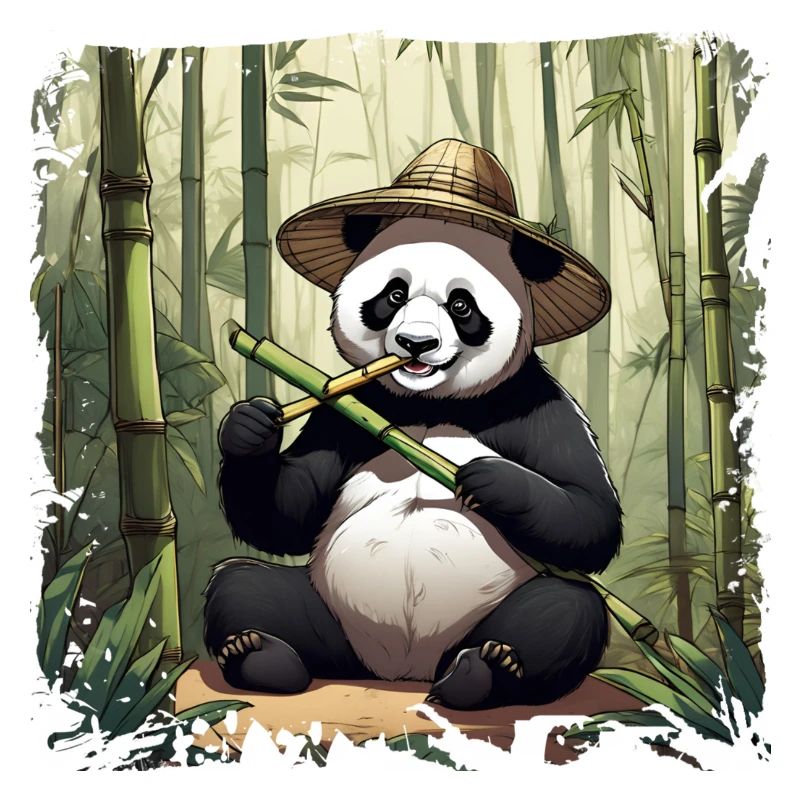 Panda isst!