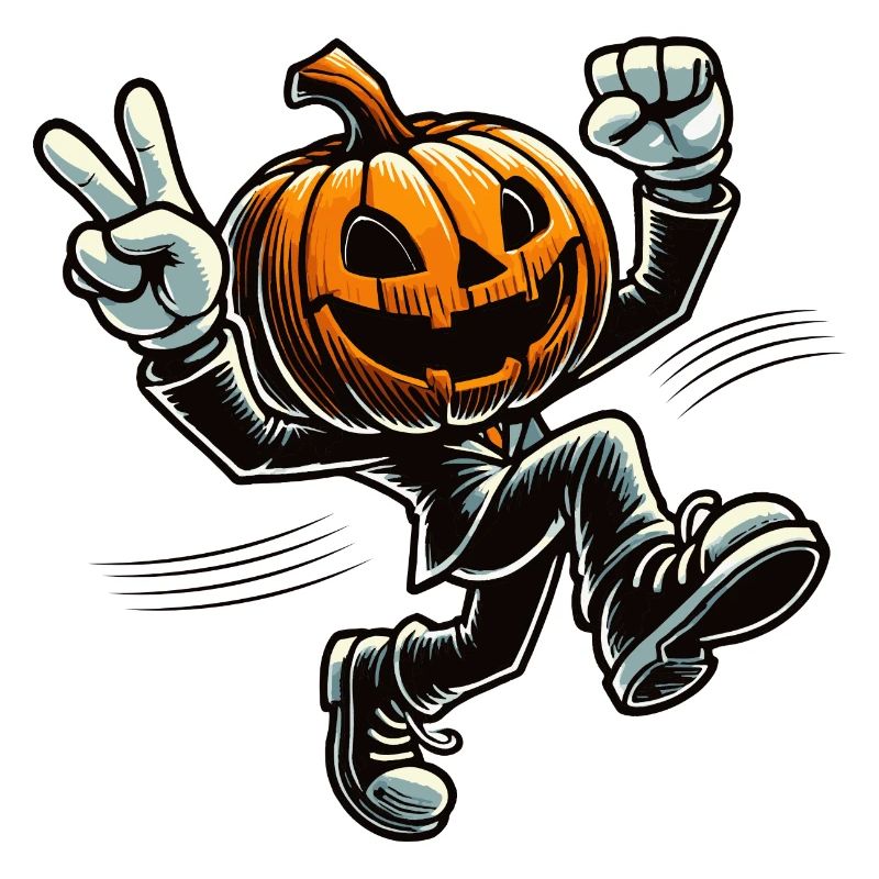 Dancing Pumpkin - Halloween Fun in Style
