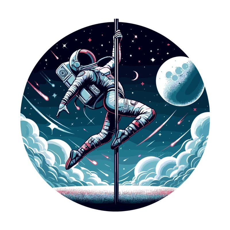 Pole dance astronaute Pole Dance cadeau