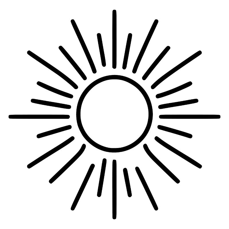 stylized sun