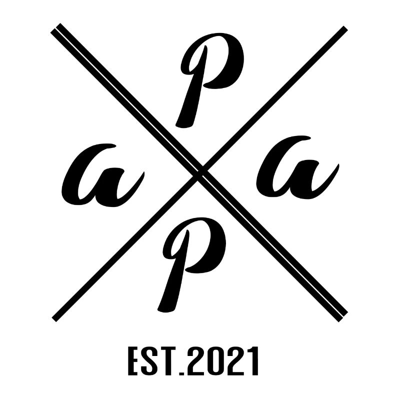 Papa Est. 2021 Conception typographique