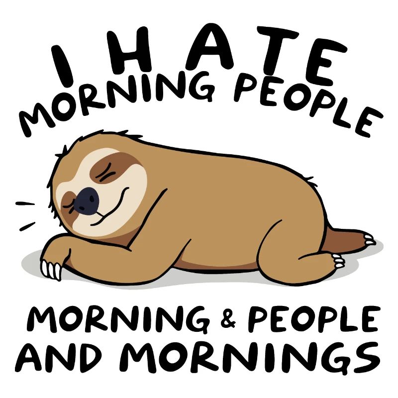 Charming Sloth Dreaming on Leaf