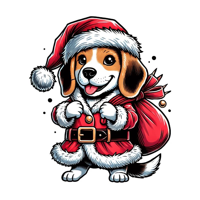 Beagle Weihnachtsmann