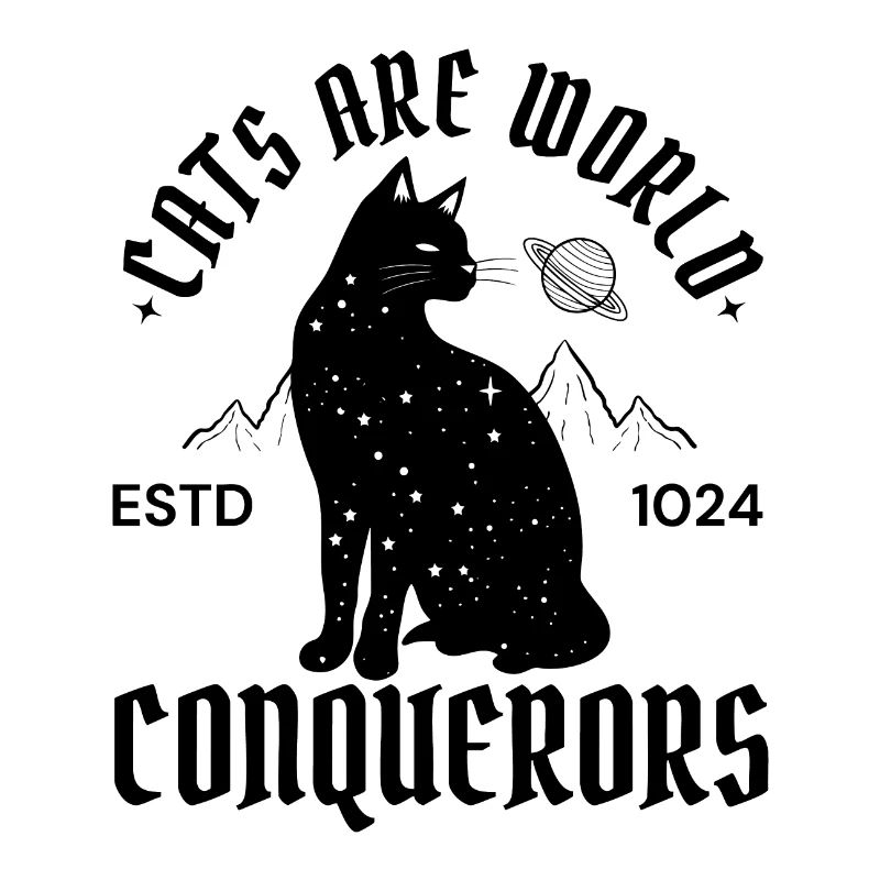 Black Cat Conqueror - Thème Chat Mystique