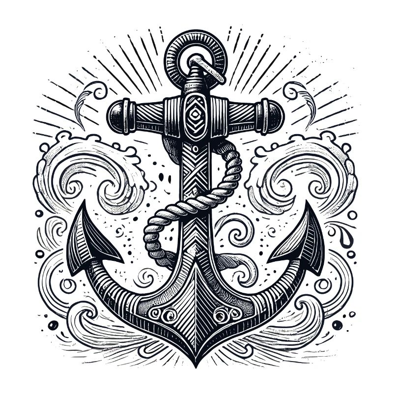 Anker Schiffsanker Anker cool maritim Geschenk