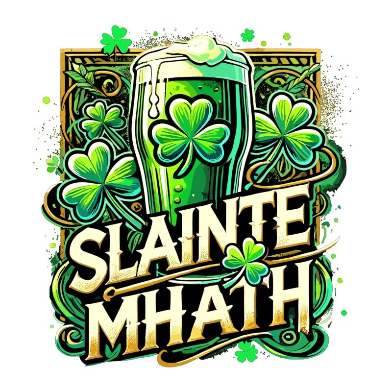 Cadeau de la Saint-Patrick Slainte Mhath Irlande